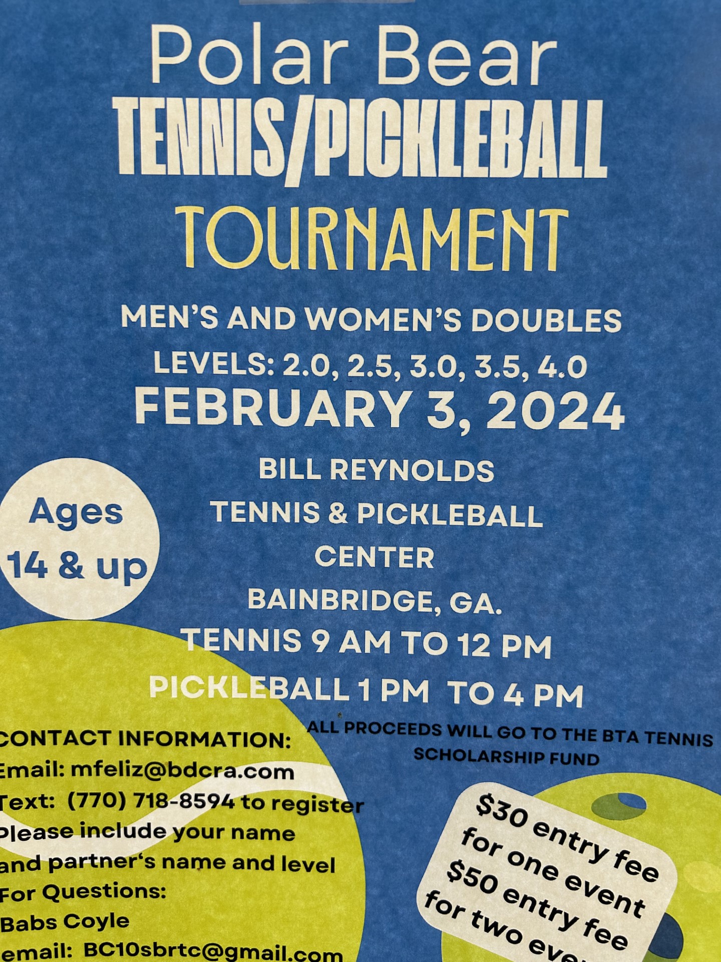 to Bainbridge Tennis and Pickleball Bainbridge Tennis and